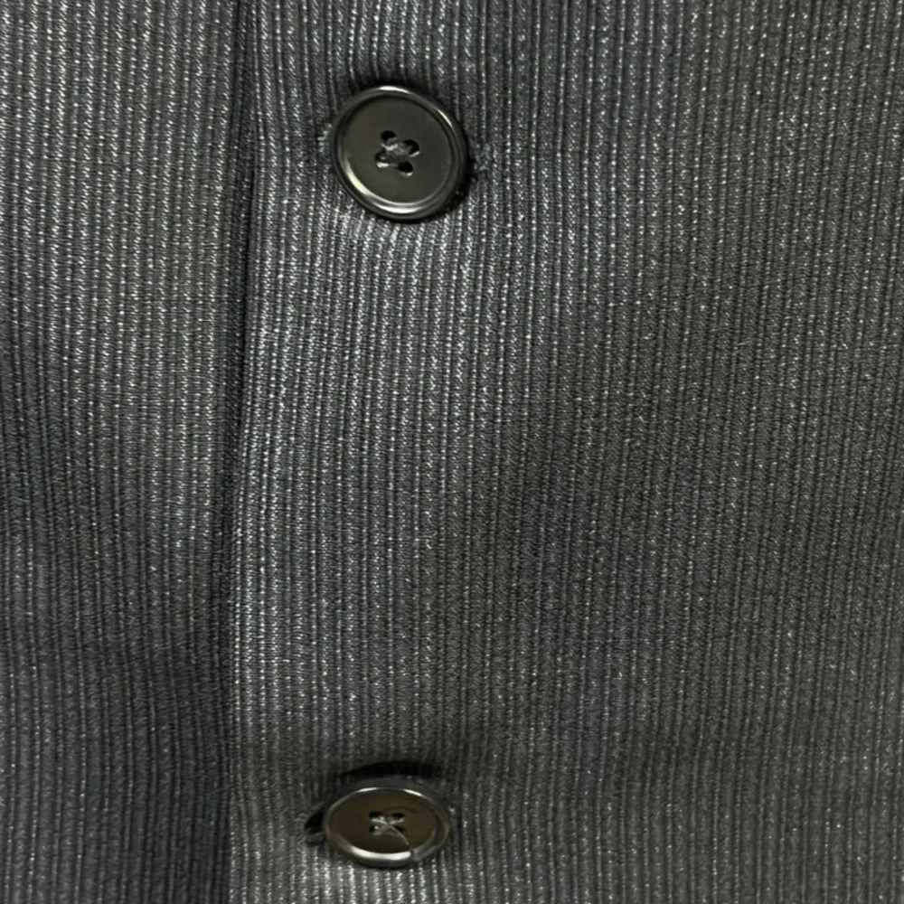 Coppley Suit‎ Jacket Wool Black Stripe Classic Notch Lapel Three Button Size 38R
